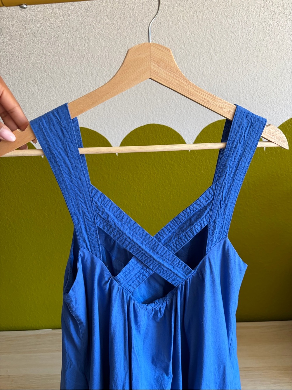 100% cotton Antropology Cross Back Sundress